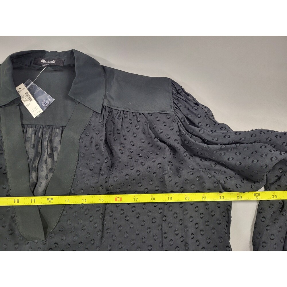 Madewell Long-Sleeve Popover Top - Picture 2 of 8